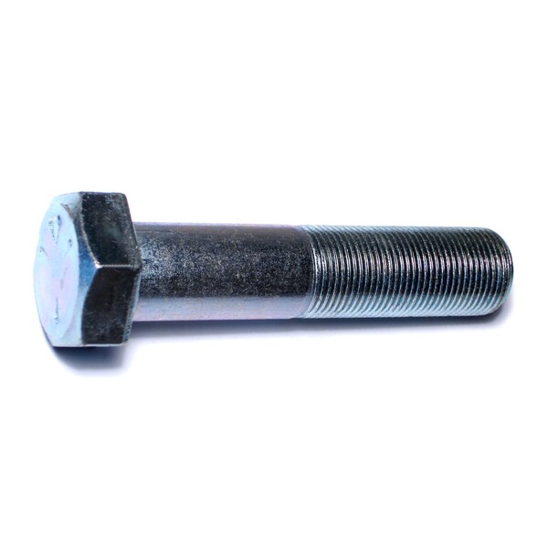 Midwest Fastener Grade 5, 1"-14 Hex Head Cap Screw, Zinc Plated Steel, 4-1/2 in L, 10 PK 00626 - main
